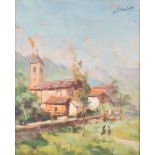UNKNOWN PAINTER, EARLY 20TH CENTURY



MOUNTAIN VILLAGE

MOUNTAIN LANDSCAPE WITH CHURCH

two oil