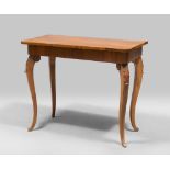 SMALL TABLE BIEDERMAIER PERIOD

in light mahogany, boxwood banding. 

Size cm. 77 x 94 x 47.