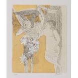 BRUNO SAETTI
(Bologna 1902 - 1984)

Figures
Colour lithograph, ex. P.A.
Size of paper cm. 45 x 33