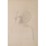 XAVIER BUENO (Vera de Bidasoa 1915-1979) 
Child, 60's
Pencil on paper, cm. 45 x 30
Signature in