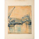RUSSIAN PAINTER, 20TH CENTURY

Danzica shipyard, Porto
Lithograph, ex. 28/280
Size of paper, cm.