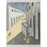 GIORGIO DE CHIRICO
(Volos 1888 - Roma 1978)

Untitled
Colour lithograph, ex. 39/90
Size of plate,