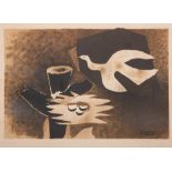 GEORGE BRAQUE, d'aprés
(Argenteuil 1882 - Parigi 1963)

L'Oiseau et son nid, 1956
Lithograph, ex.