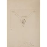 SALVADOR DALÌ
(Figueras 1904 - 1989)

Crucifixion
Lithograph, ex. 148/150
Size of plate, cm. 14,5