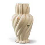 UMBRELLA STAND IN CERAMIC, DERUTA 1950 ca.
Shaped torceon body and sanded surface. Pattern with