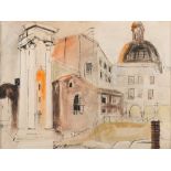 ETTORE ROMANO
(20th century)

Roman forum
Watercolour on paper, cm. 40 x 55
Signature lower right