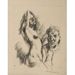 LUIGI MONTANARINI
(Firenze 1906 - Roma 1998)

Figures, 1942
Monochrome watercolour on paper, cm.