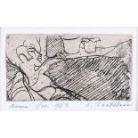 LUIGI BARTOLINI 
Cupramontana 1892 - Roma 1963

Anna, 1962
Etching, ex. 1
Size of plate, cm. 7 x