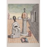 GIORGIO DE CHIRICO (Volos 1888 - Rome 1978)
The Muse of the Afternoon
Lito, ex. 93/99 Size of