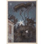 ENRICO BENAGLIA 
(Roma 1938)

Curious star
Pastels on paper, cm. 50 x 35
Signature lower right
Label