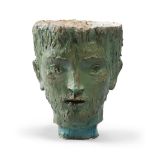 ARTIST OF THE 20TH CENTURY

Face of child
Vase in ceramic with green glazing, cm. 23 x 21 x 21