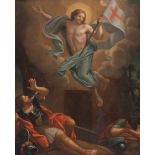 ROME PAINTER. SECOND HALF 17TH CENTURY
CHRIST RESURRECTED
Oil on canvas, cm. 60,5 x 48
CONDITIONS