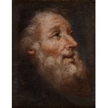 PAINTER FROM VENETO, 18TH CENTURY
FACE OF WHITE HAIRED ELDERLY MAN
Oil on canvas, cm. 29,5 x 24