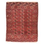 RUSSIAN BOKARA RUG, EARLY 20TH CENTURY
design with stepped medallions and secondary motifs with