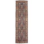 RARE ANTIQUE MALAYER RUNNER RUG, LATE 19TH CENTURY
design with Prophet flowers and secondary motifs