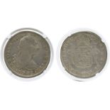 COINS, 錢幣, MEXICO, 墨西哥, Charles III: Silver 8-Reales, 1773FM, Mexico City mint, assayer initials and