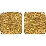 COINS, 錢幣, INDIA - MEDALS AND MISCELLANEOUS, 印度 - 紀念章-雜項, India 印度: Square Gold Token, in the