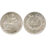 COINS, 錢幣, FRENCH INDO-CHINA, 法屬印度支那, French Indo-China 法屬印度支那: Silver Piastre, 1890 (KM 5). About