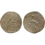 COINS, 錢幣, INDIA – PORTUGUESEm, 印度 - 葡屬, Diu, João IV: Silver 2-Tangas, no date visible (1654-56),