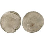 COINS, 錢幣, INDIA – PORTUGUESEm, 印度 - 葡屬, Malacca, Filipe III: Silver 4-Tangas, 1635, Obv arms and (