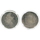COINS, 錢幣, MEXICO, 墨西哥, Charles III: Silver 8-Reales, 1772FM, Mexico City mint, assayer initials and