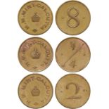 COINS, 錢幣, INDIA - MEDALS AND MISCELLANEOUS, 印度 - 紀念章-雜項, India 印度: HM Mint Calcutta, Brass