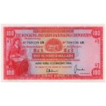 BANKNOTES, 紙鈔, CHINA - HONG KONG, 中國 - 香港, Hongkong & Shanghai Banking Corporation ­輕鉹W海匯豐銀行: $