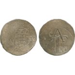 COINS, 錢幣, INDIA – PORTUGUESEm, 印度 - 葡屬, Malacca, Filipe III: Silver 2-Tangas, 1633, Obv arms and