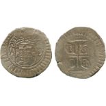 COINS, 錢幣, INDIA – PORTUGUESEm, 印度 - 葡屬, Diu, João IV: Silver Xerafim, 1654, Obv arms and AD, Rev