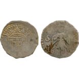 COINS, 錢幣, INDIA – PORTUGUESEm, 印度 - 葡屬, Goa, João IV: Silver 2-Tangas, 1651, Obv arms and GA, Rev