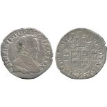 WORLD COINS, FRANCE, Charles IX, in name of Henri II (1560-1574), Silver Teston du Dauphiné, 1561-