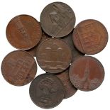 BRITISH TOKENS, 18th Century Tokens, England,  Warwickshire, Coventry, Kempson’s Coventry Series,