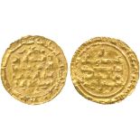 ISLAMIC COINS, MUKRAMID, Nasir al-Din (411-427h), Gold Dinar, ‘Uman 421h, 3.21g (A 1164). Struck