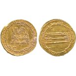 ISLAMIC COINS, ABBASID CALIPHATE, temp. al-Mansur (136-158h), Gold Dinar, no mint, 153h, 4.24g (A
