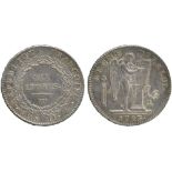 WORLD COINS, FRANCE, Convention (1792-1795), Silver Ecu de 6-Livres, 1793-W, An II, Lille, FRANCOISE