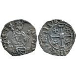 WORLD COINS, CRUSADER COINS OF CYPRUS, John II (1432-1458), Silver Gros grand, IOHÀ NReI, field mark