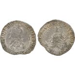 BRITISH COINS, Charles I, Silver Shilling, Oxford mint, 1643, large crowned bust left, large value