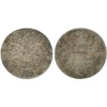 WORLD COINS, GERMANY, Hamburg, Free City, 32-Schilling, 1808 HSK, ornate shield of arms, rev value