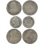 WORLD COINS, FRANCE, Louis XV, Silver 1/10-Ecu “aux branches d’olivier”, 1726-A, Paris, and