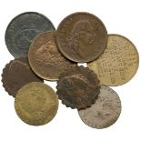BRITISH TOKENS, 18th Century Tokens, England,  Middlesex, National Series, George III, Halfpenny-