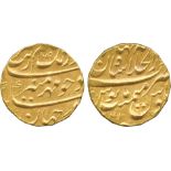 INDIAN COINS, MUGHAL, Aurangzeb, Gold Mohur, Dar al-Khilafa Shahjahanabad, AH 1089, Year 21, 10.