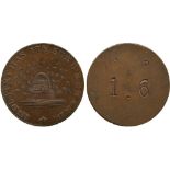 BRITISH TOKENS, 18th Century Tokens, England,  Warwickshire, Birmingham Workhouse, Copper