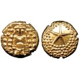 INDIAN COINS, EAST INDIA COMPANY, Madras Presidency, Gold Pagoda, 1740-1807, obv figure of Vishnu,