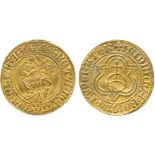 WORLD COINS, GERMANY, Nördlingen, Friedrich III (1440-1493), Goldgulden, mintmaster Philipp von