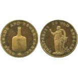 BRITISH TOKENS, 18th Century Tokens, England, Norfolk, Norwich, Richard Dinmore, Gilt-copper