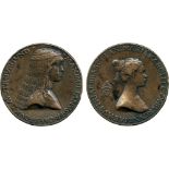 COMMEMORATIVE MEDALS, World Medals, Italy, Maximilian I of Austria (1459-1486-1519) and Maria of