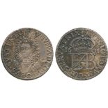 BRITISH COINS, Elizabeth I, Pattern Medallic Groat, 1601, cast and chased in silver, crowned bust of