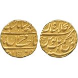 INDIAN COINS, MUGHAL, Muhammad Shah (AH 1131-1161; 1719-1748 AD), Gold Mohur, Dar al-Khilafa