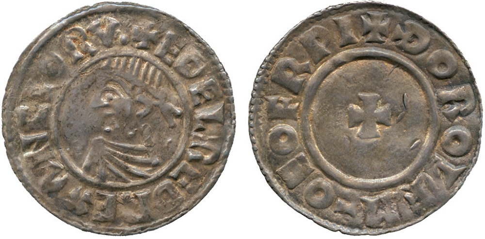 BRITISH COINS, Anglo-Saxon, Aethelred II, Silver Penny, Last Small Cross type (c.1009-1017), York