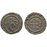 BRITISH COINS, Early Anglo Saxon, Primary Sceat (c.680-c.710), series BIIIa, diademed head right